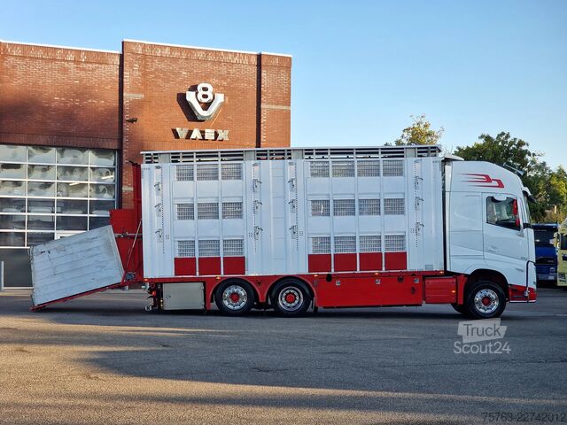 Liellopu pārvadāšana Volvo FH 13.500 XL 6x2 - Pezzaioli livestock 3 deck +...