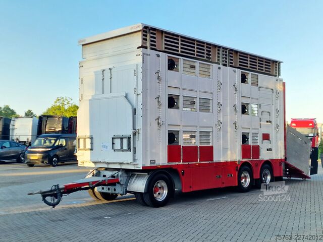 Liellopu pārvadāšana Volvo FH 13.500 XL 6x2 - Pezzaioli livestock 3 deck +...
