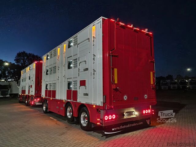 Liellopu pārvadāšana Volvo FH 13.500 XL 6x2 - Pezzaioli livestock 3 deck +...