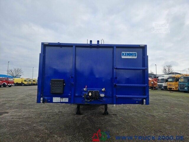 Semitrailer Kennis Hiab Roll-Kran 36t. Nutzlast Lenkachsen