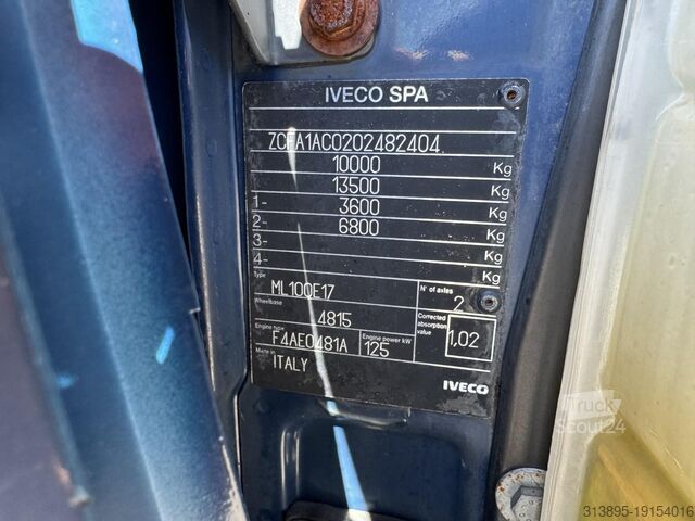 Skjutbar presenning Iveco Eurocargo 100E17