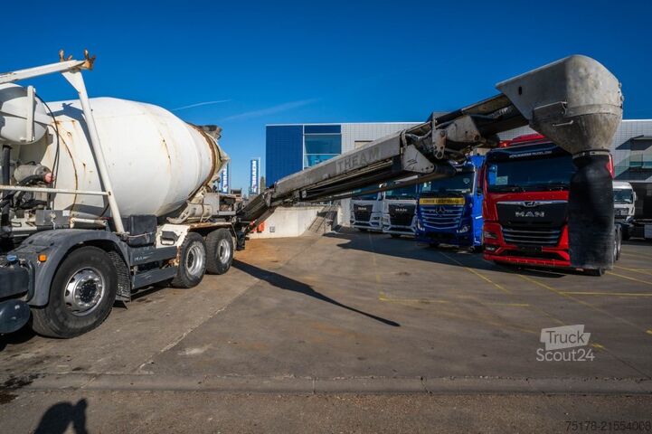 Mixeur MAN TGS 32.360 BB+LIEBHERR 8m3+TAPIS THEAMS 12m