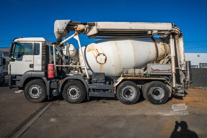 Mixeur MAN TGS 32.360 BB+LIEBHERR 8m3+TAPIS THEAMS 12m