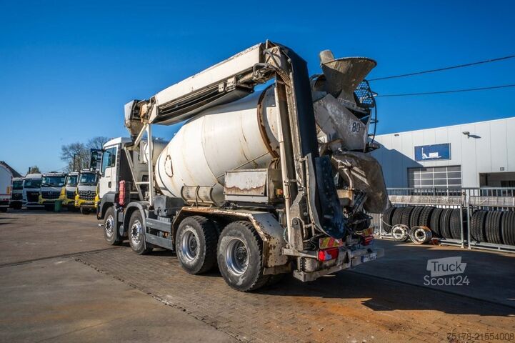 Mixeur MAN TGS 32.360 BB+LIEBHERR 8m3+TAPIS THEAMS 12m