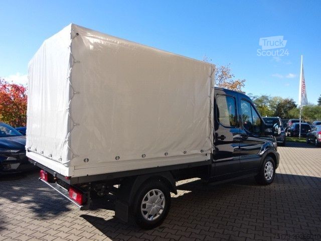 Curtain sider van FORD Transit Doka Pritsche 350 L2 VA 130PS Trend Plan