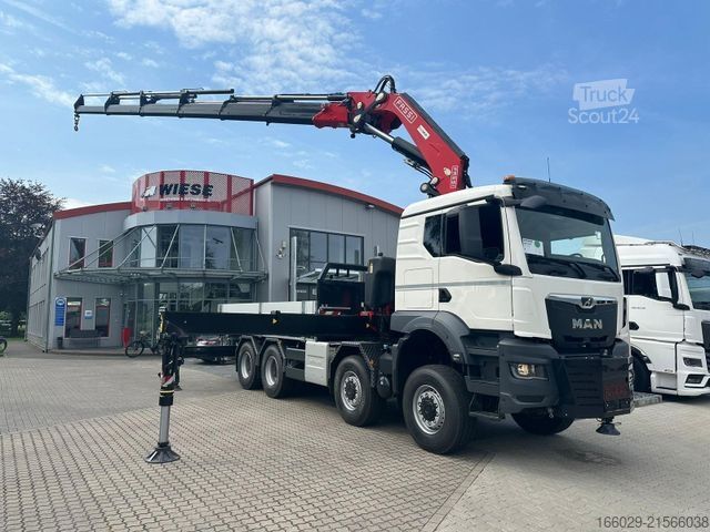 Grúa montada en camión MAN TGS 41.520 8x8 mit Fassi Ladekran F705R.2.6 TECH