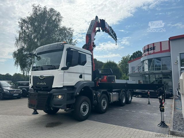 Grúa montada en camión MAN TGS 41.520 8x8 mit Fassi Ladekran F705R.2.6 TECH