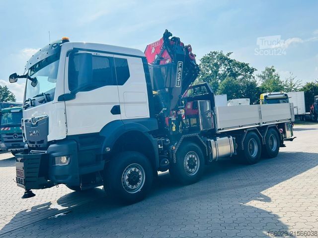 Grúa montada en camión MAN TGS 41.520 8x8 mit Fassi Ladekran F705R.2.6 TECH