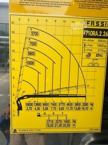 Grúa montada en camión MAN TGS 41.520 8x8 mit Fassi Ladekran F705R.2.6 TECH