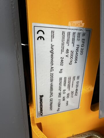 Chariot élévateur Jungheinrich EFG 220