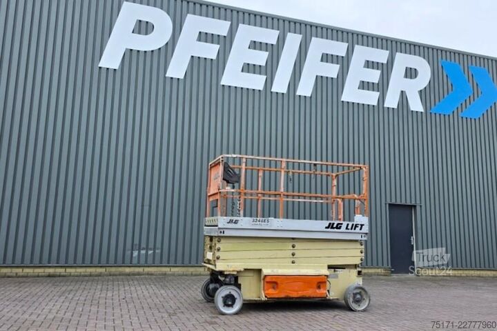 Ψαλίδι ανύψωσης JLG 3246ES Electric, 11.7m Working Height, 320kg Capac