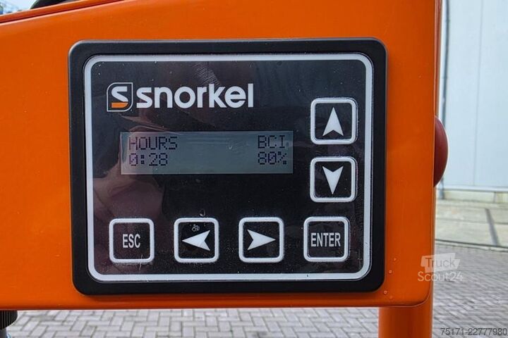 Scherenhebebühne Snorkel S3010E New, Self-Propelled Electric, Only 495kg, 5