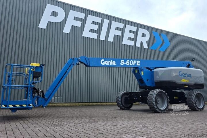 Телескопічна платформа Genie S60FE Hybrid, 4x4 Drive, 20.6m Working Height, 12.