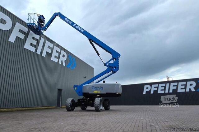 Телескопічна платформа Genie S60FE Hybrid, 4x4 Drive, 20.6m Working Height, 12.
