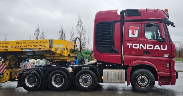 Těžkotonážní nákladní vůz MERCEDES-BENZ ACTROS 4163 SLTLS, TITAN,NUR 230 TKM,SET 180 TON