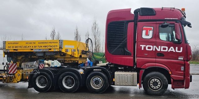 Těžkotonážní nákladní vůz MERCEDES-BENZ ACTROS 4163 SLTLS, TITAN,NUR 230 TKM,SET 180 TON