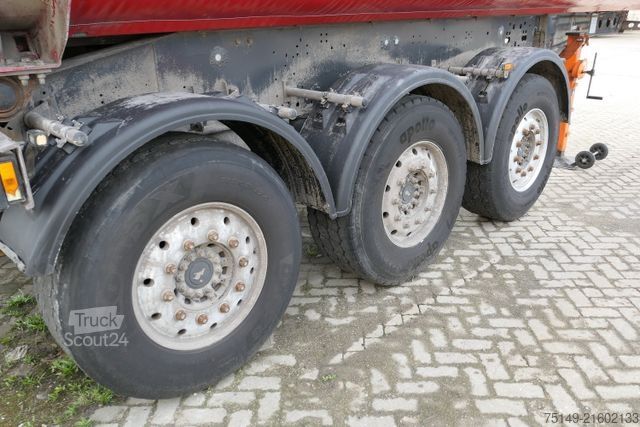 Pašizgāzēja puspiekabe SCHMITZ CARGOBULL SKI 24 SL 7.2, Thermo, Stahl, 27m³, Alu-Felgen