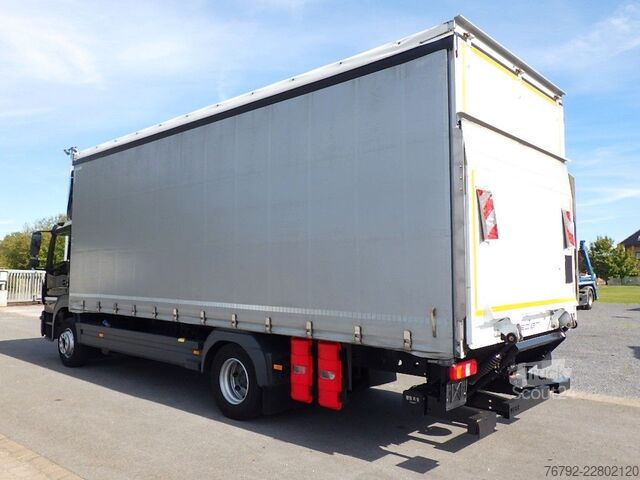 Ladbil med presenning MERCEDES-BENZ 1330 L Atego4 Pritsche 7,2m/LBW/Edscha/AHK/Klima