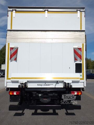 Ladbil med presenning MERCEDES-BENZ 1330 L Atego4 Pritsche 7,2m/LBW/Edscha/AHK/Klima