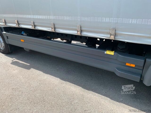 Ladbil med presenning MERCEDES-BENZ 1330 L Atego4 Pritsche 7,2m/LBW/Edscha/AHK/Klima