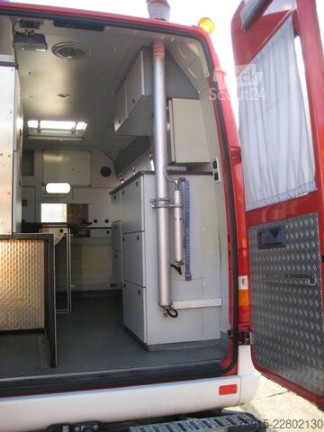 Požiarnické auto MERCEDES-BENZ 312 D-KA Sprinter MAXI Feuerwehr Funkwagen *TÜV*