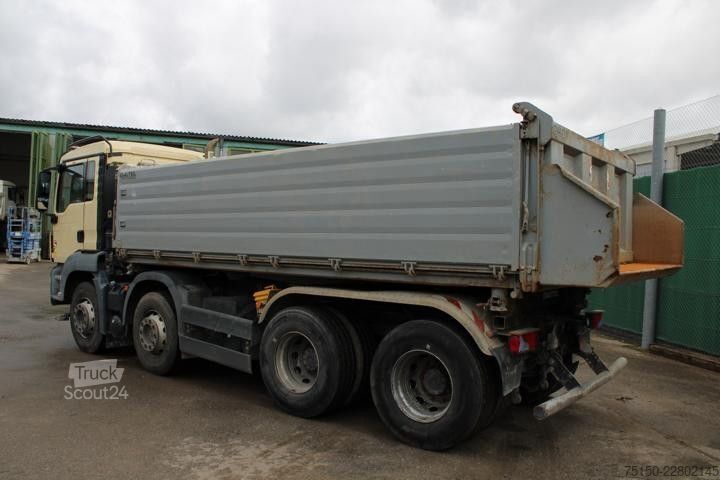 Autocamion basculant tridirecțional MAN TGS 35.400 8x4 - KIPPER / BETONMISCHER Nr.: 954