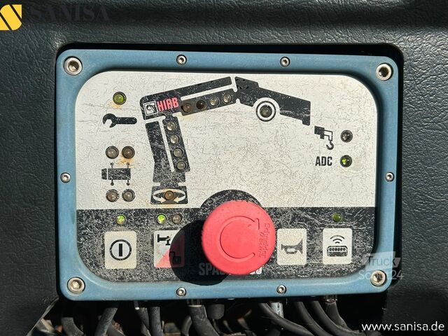 Camion bâché MITSUBISHI Fuso Canter 6C18/Kran HIAB/4x4 Allrad/Klimai