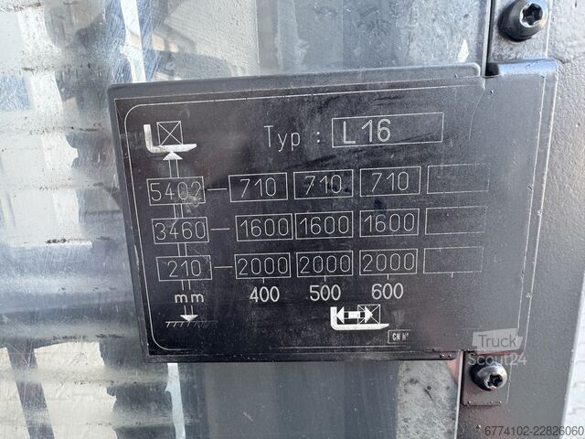 راصات البالات Linde L16i--EK + Ladegerät