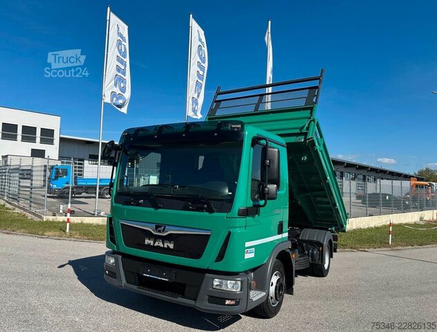 Kippi pakettiauto MAN TGL8.220Meiller/3-Sitze/NL2,9To/2xAHK/72 tkm/Top