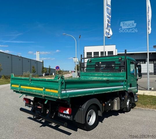 Kolmisuuntainen kippiauto MAN TGL8.220Meiller/3-Sitze/NL2,9To/2xAHK/72 tkm/Top