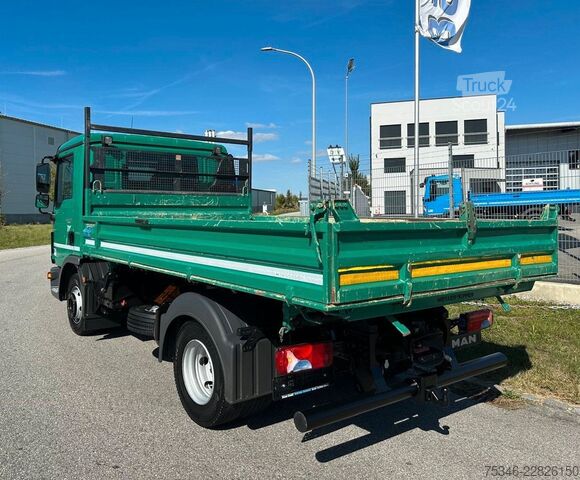 Kolmisuuntainen kippiauto MAN TGL8.220Meiller/3-Sitze/NL2,9To/2xAHK/72 tkm/Top
