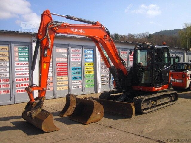Rupsgraver Kubota KX080-4a2 *3x Löffel*