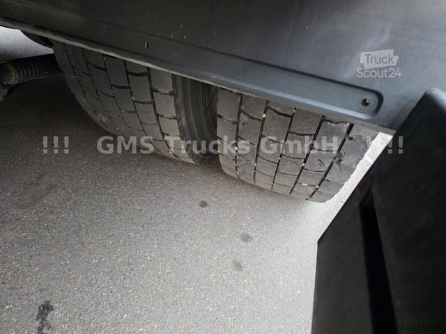 Φορτηγό πλατφόρμα με μουσαμά MAN TGS / NUR149km / 31m Palfinger Kran PK 34002+Jib