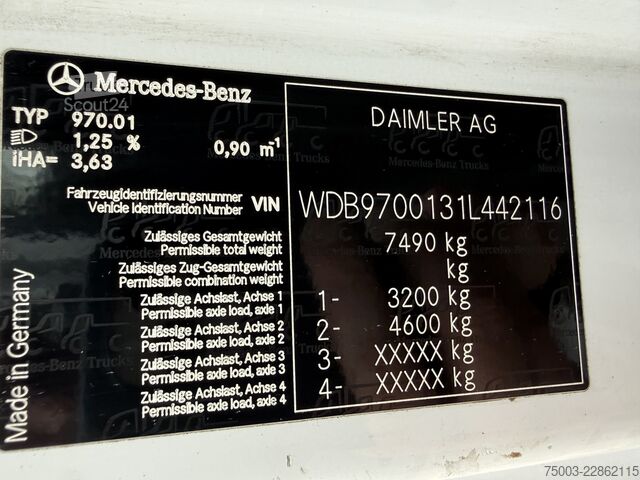 Φορτηγό pick-up Mercedes-Benz Atego 813