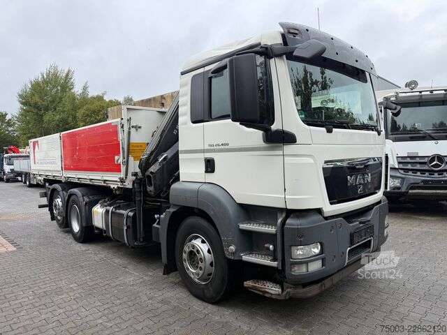 Γερανός τοποθετημένος σε φορτηγό MAN TGS 26.400 6X2 Kipper mit Kran Hiab 166-3
