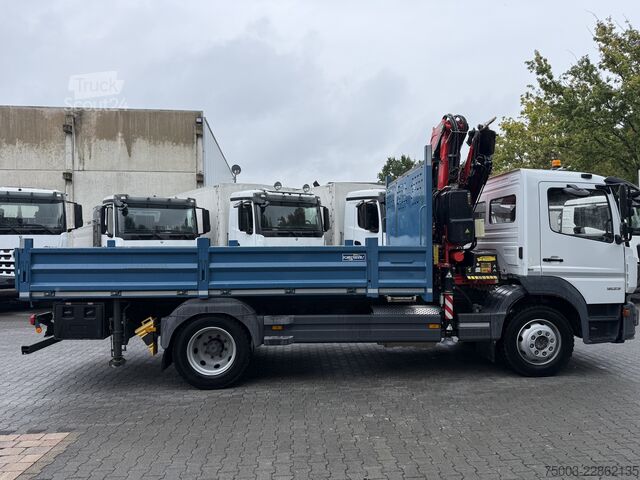 Кран-манипулятор на шасси грузовика Mercedes-Benz Atego 1623 4X2 Kran Fassi F135