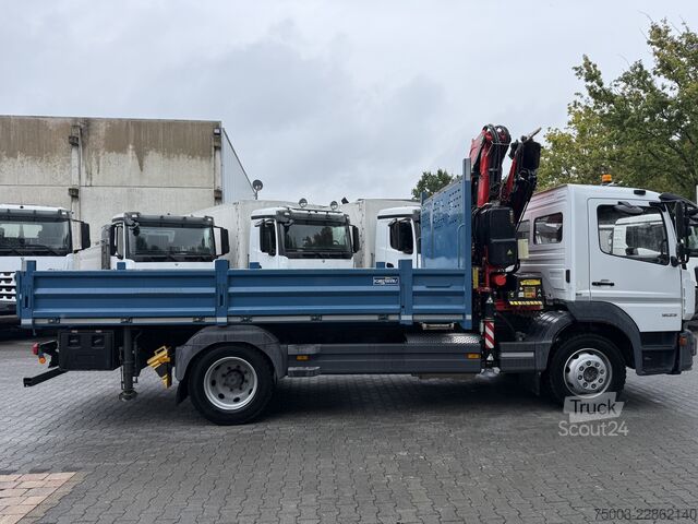 Вантажівка з відкритою платформою Mercedes-Benz Atego 1623 4X2 Kran Fassi F135