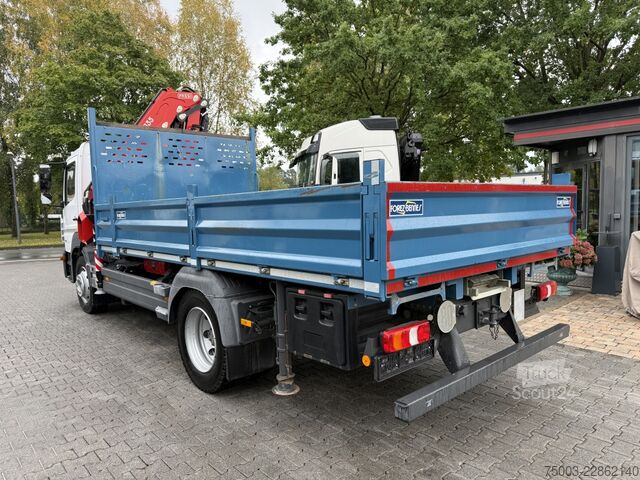 Вантажівка з відкритою платформою Mercedes-Benz Atego 1623 4X2 Kran Fassi F135
