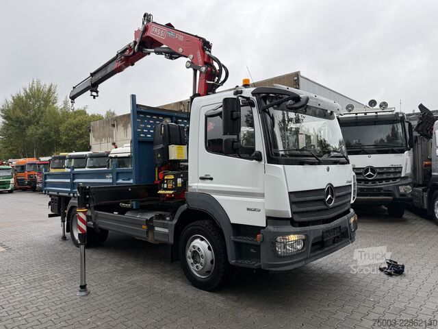 Вантажівка з відкритою платформою Mercedes-Benz Atego 1623 4X2 Kran Fassi F135