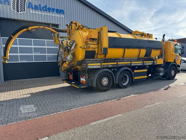 Aspirateur de boues Scania P360 6x2 Saug- / Druck, Vacuum, 15.000 Ltr + 1...