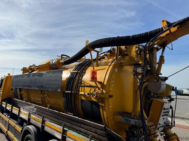 Aspirateur de boues Scania P360 6x2 Saug- / Druck, Vacuum, 15.000 Ltr + 1...