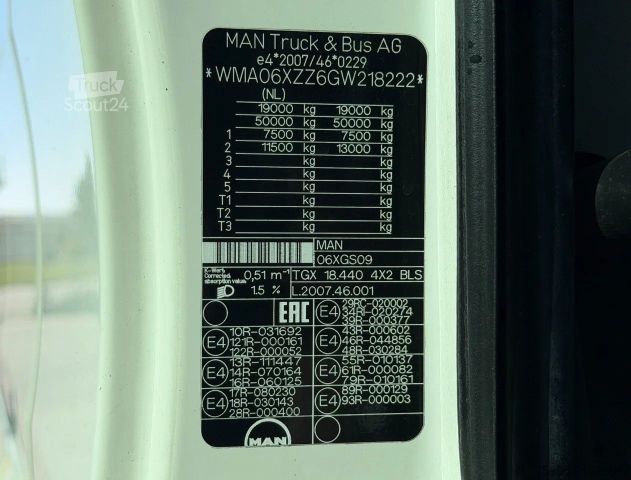 Standard SZM MAN TGX 18.440 EURO 6 PARK AIRCO 2X TANKS SMART TACH