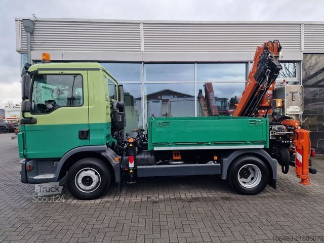 Fourgon pick-up MAN TGL 8.250 Prische Kran Funk 4 Punkt 8900 KM neuw