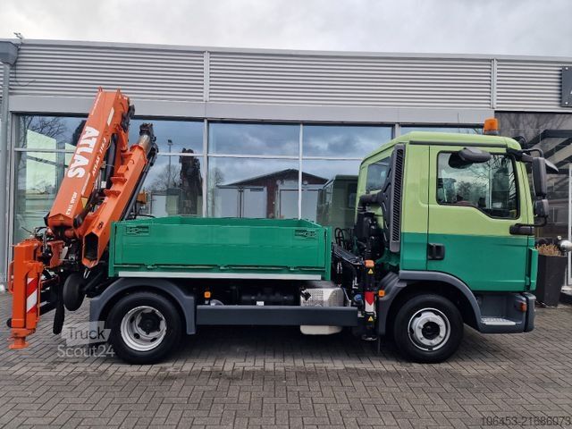 Fourgon pick-up MAN TGL 8.250 Prische Kran Funk 4 Punkt 8900 KM neuw