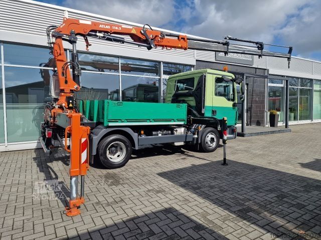 Fourgon pick-up MAN TGL 8.250 Prische Kran Funk 4 Punkt 8900 KM neuw