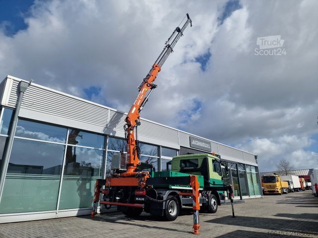 Camion équipé d'une grue MAN TGL 8.250 Prische Kran Funk 4 Punkt 8900 KM neuw