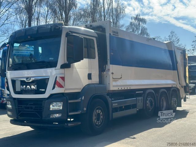 Camión de la basura MAN TGS 31.420 8x2 Zöller Medium XS29 / Lifter 2301
