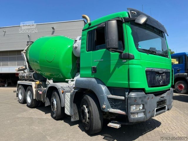 Camión hormigonera MAN TG-S 32.400 8x4 BB Betonmischer Stetter 9m³ deut