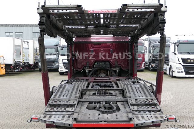 Araba taşıyıcı kamyon MERCEDES-BENZ Actros 2443 Retarder  Kässbohrer Supertrans