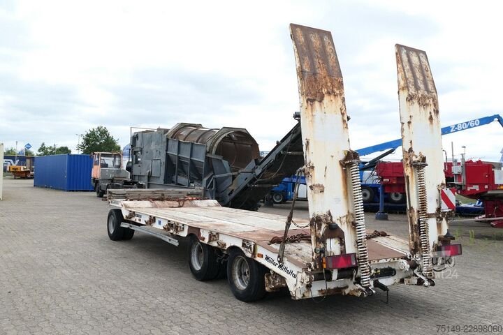 Низькорамний причіп MÜLLER-MITTELTAL Auffahrrampen, seitl. verschiebbar,Federhebewerk